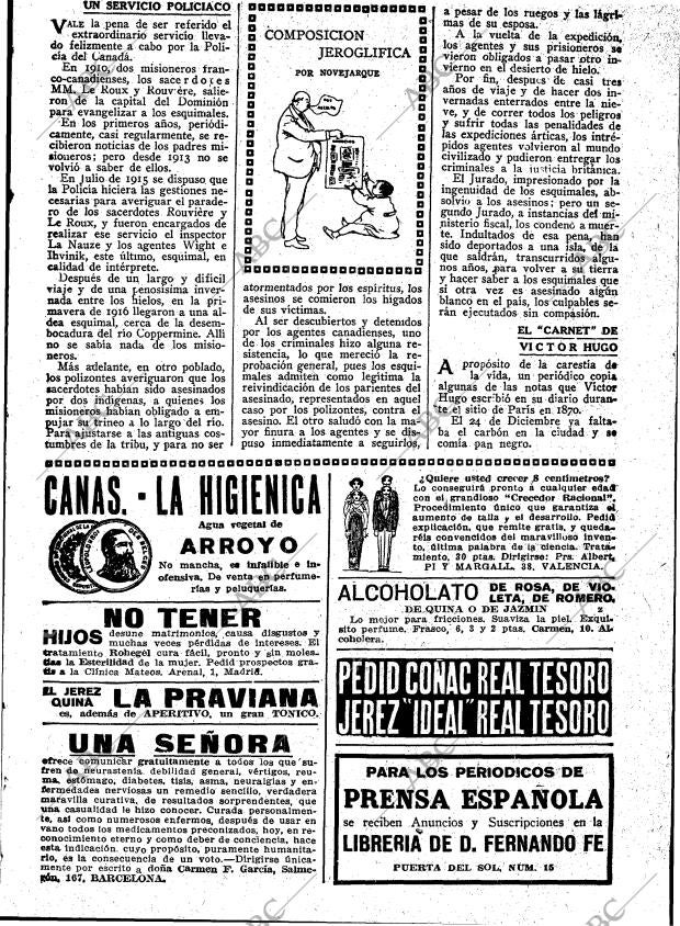 BLANCO Y NEGRO MADRID 13-10-1918 página 37