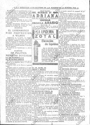 ABC MADRID 16-10-1918 página 10