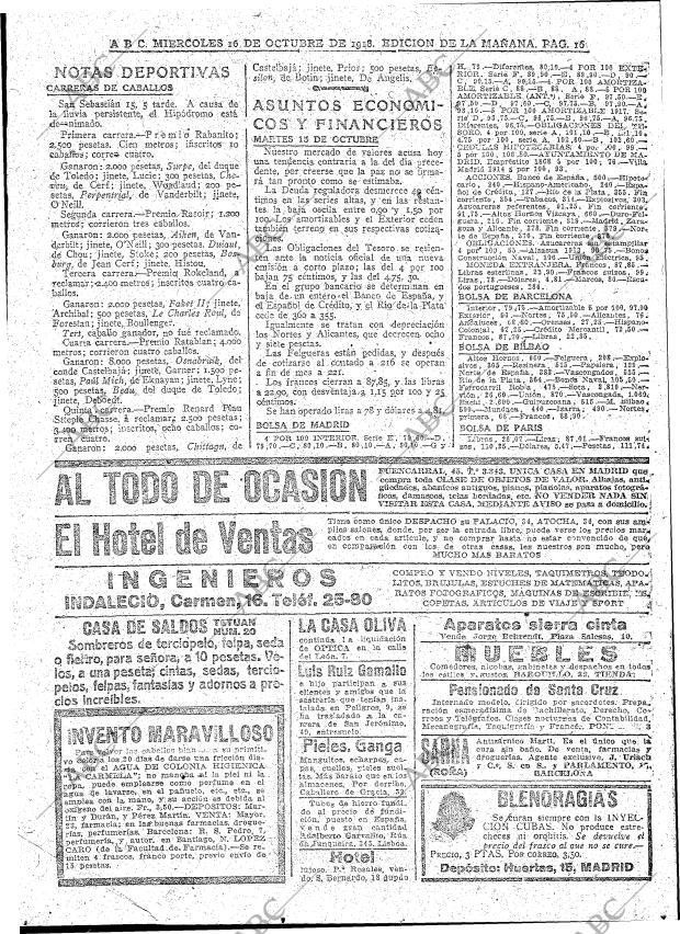 ABC MADRID 16-10-1918 página 16