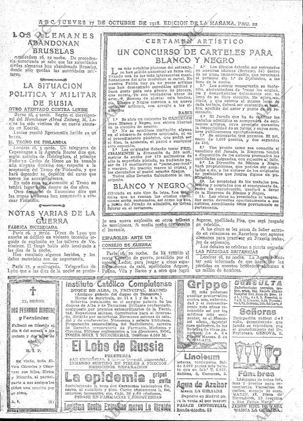 ABC MADRID 17-10-1918 página 22