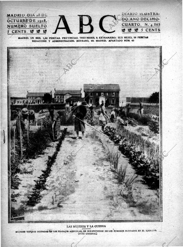 ABC MADRID 18-10-1918 página 1
