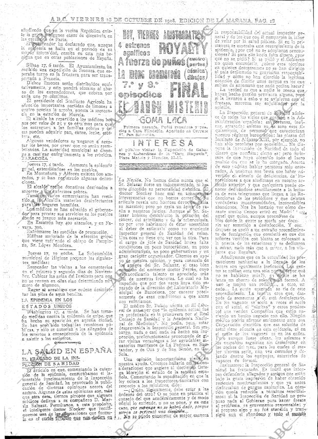 ABC MADRID 18-10-1918 página 18