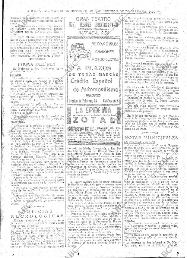 ABC MADRID 18-10-1918 página 19