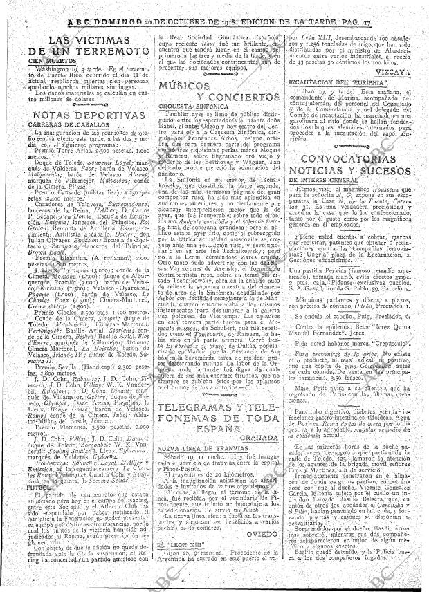 ABC MADRID 20-10-1918 página 17