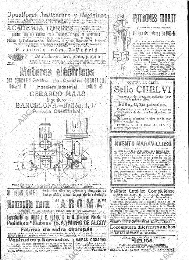 ABC MADRID 20-10-1918 página 22