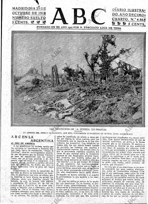 ABC MADRID 20-10-1918 página 3
