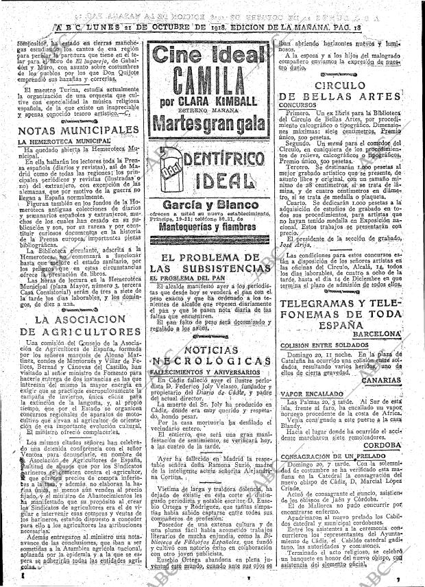 ABC MADRID 21-10-1918 página 18