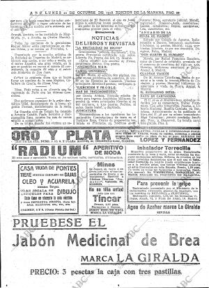 ABC MADRID 21-10-1918 página 20