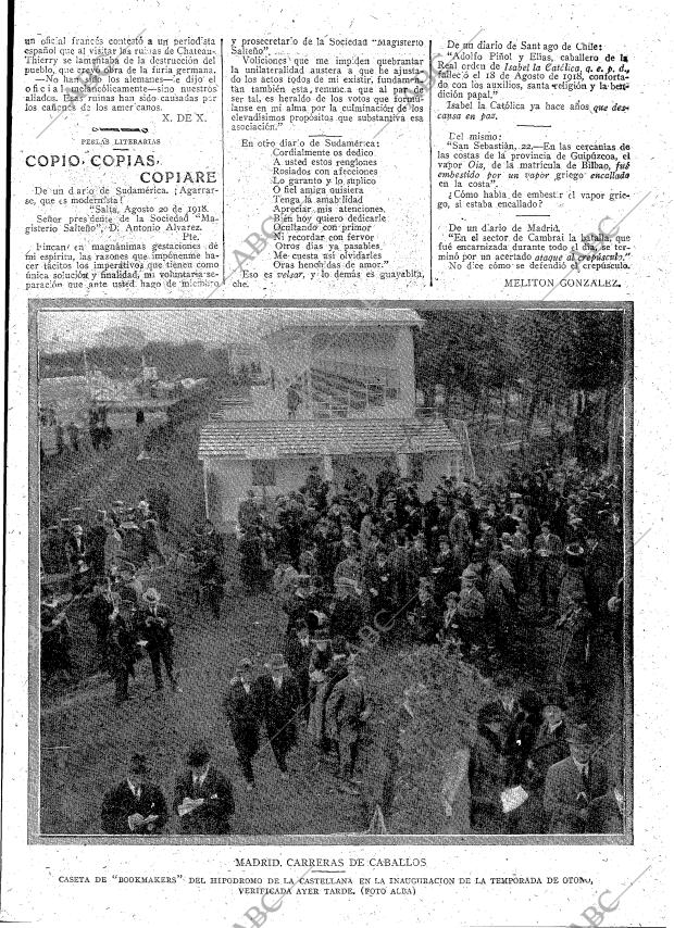 ABC MADRID 21-10-1918 página 5