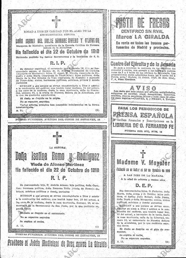 ABC MADRID 23-10-1918 página 29