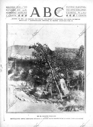 ABC MADRID 01-11-1918 página 1