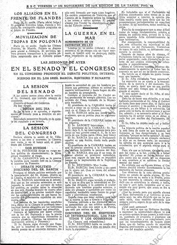 ABC MADRID 01-11-1918 página 14