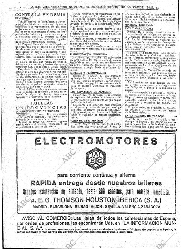 ABC MADRID 01-11-1918 página 24