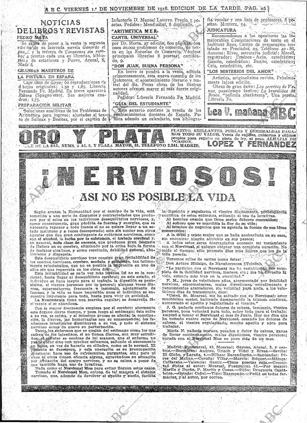 ABC MADRID 01-11-1918 página 26