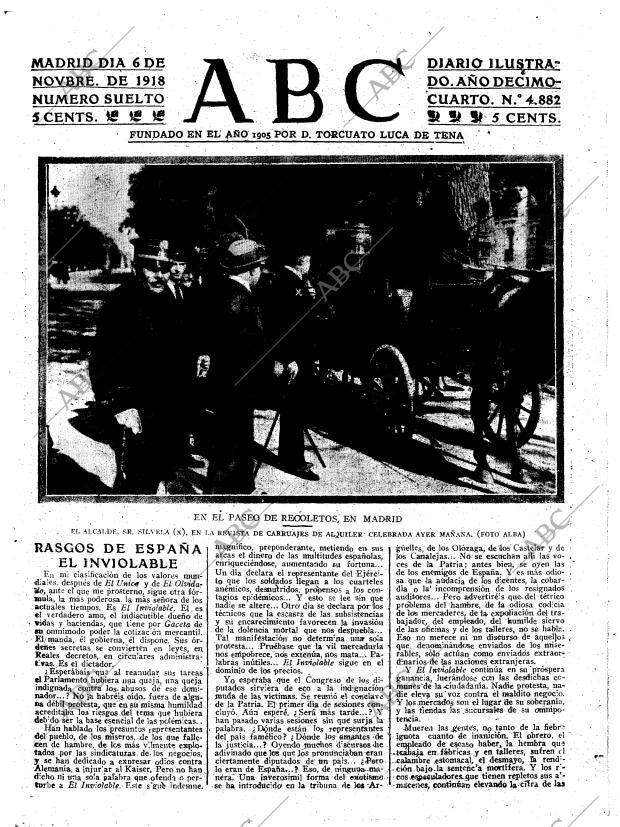 ABC MADRID 06-11-1918 página 3