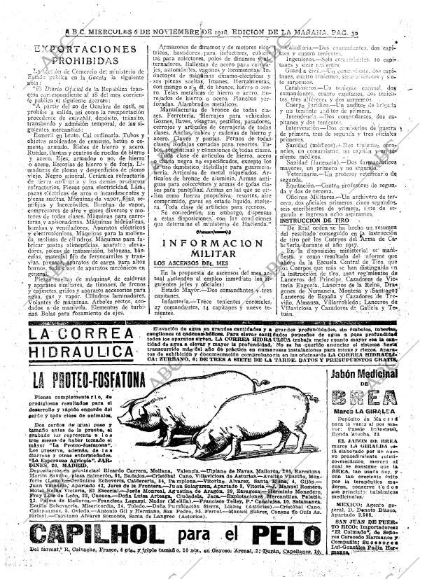 ABC MADRID 06-11-1918 página 30