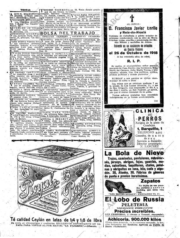 ABC MADRID 06-11-1918 página 34