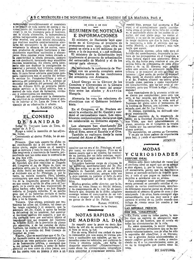 ABC MADRID 06-11-1918 página 8