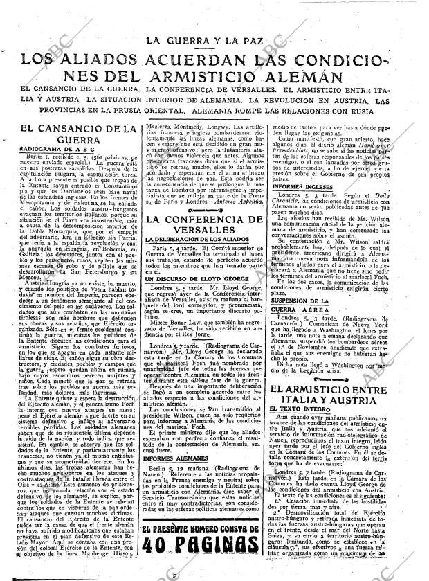 ABC MADRID 06-11-1918 página 9