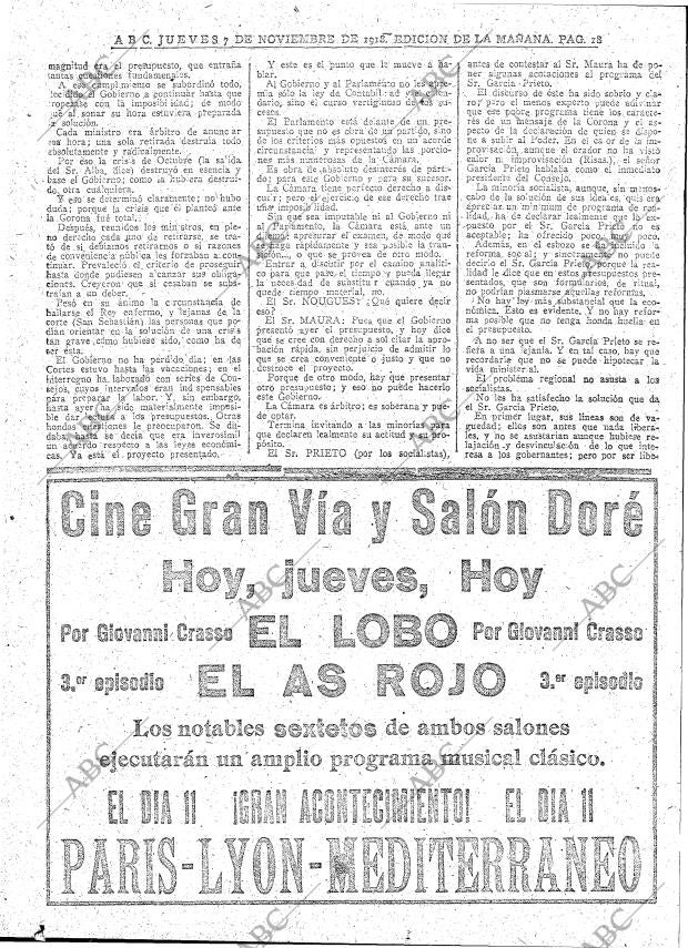 ABC MADRID 07-11-1918 página 18