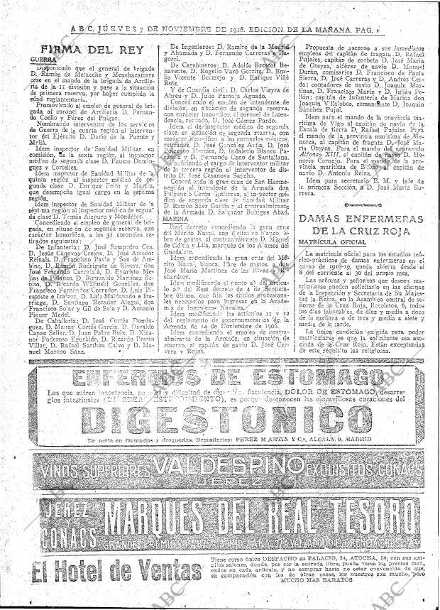 ABC MADRID 07-11-1918 página 26