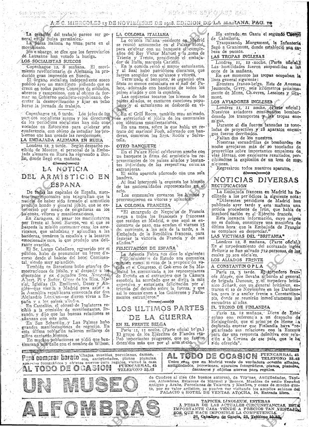 ABC MADRID 13-11-1918 página 10