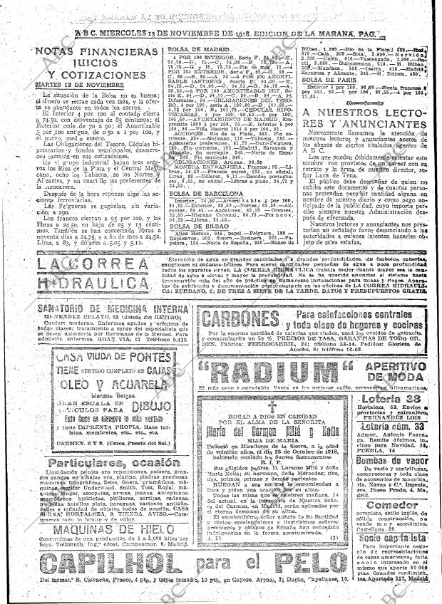 ABC MADRID 13-11-1918 página 22
