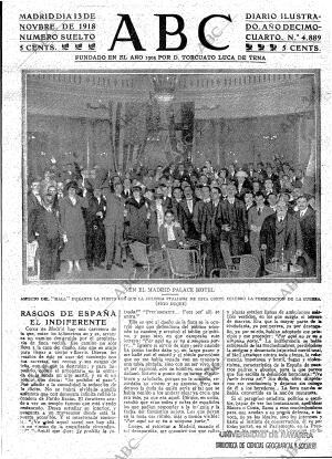 ABC MADRID 13-11-1918 página 3