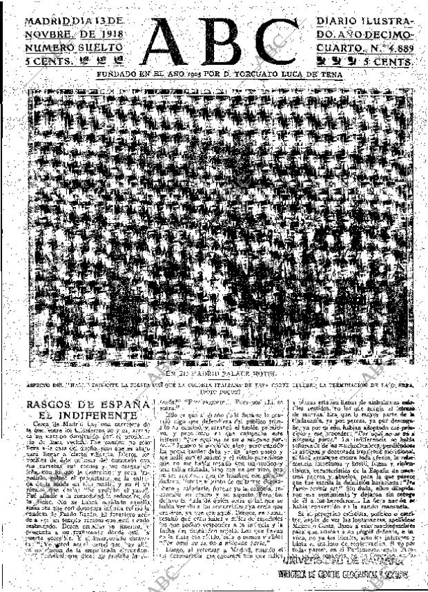 ABC MADRID 13-11-1918 página 3