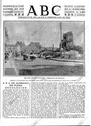 ABC MADRID 15-11-1918 página 3