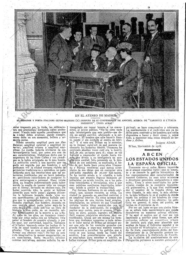 ABC MADRID 15-11-1918 página 6