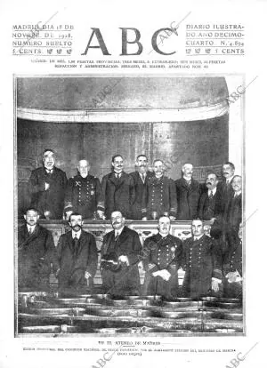 ABC MADRID 18-11-1918 página 1