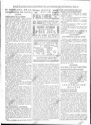 ABC MADRID 18-11-1918 página 16