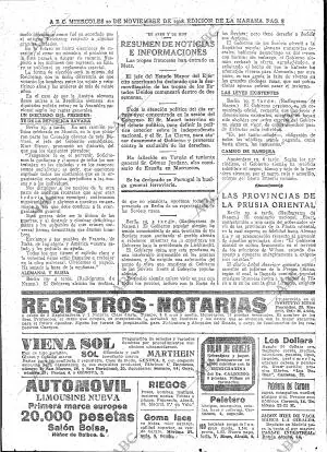 ABC MADRID 20-11-1918 página 8