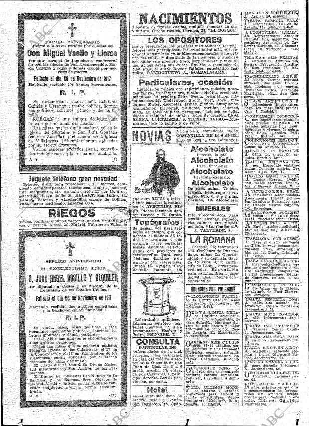 ABC MADRID 25-11-1918 página 18