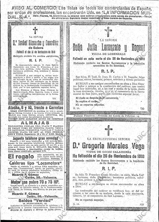 ABC MADRID 27-11-1918 página 28