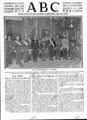 ABC MADRID 27-11-1918 página 3