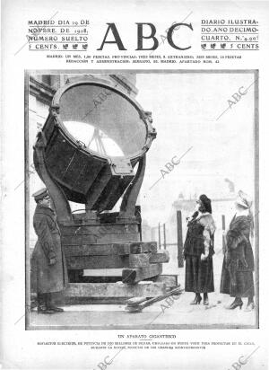 ABC MADRID 29-11-1918 página 1
