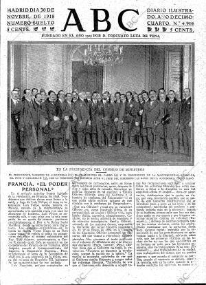 ABC MADRID 30-11-1918 página 3