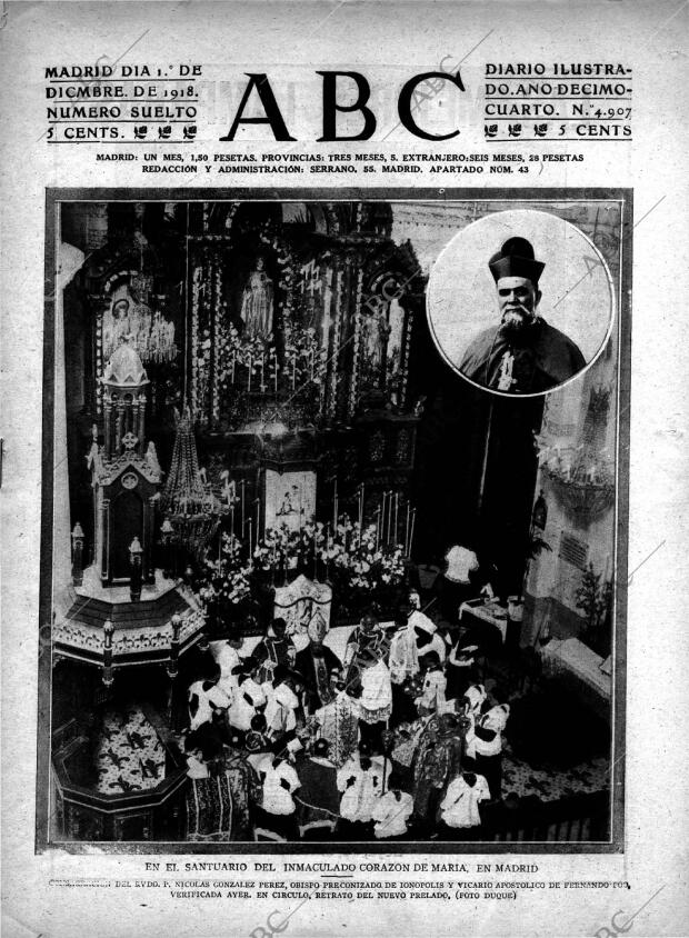 ABC MADRID 01-12-1918 página 1