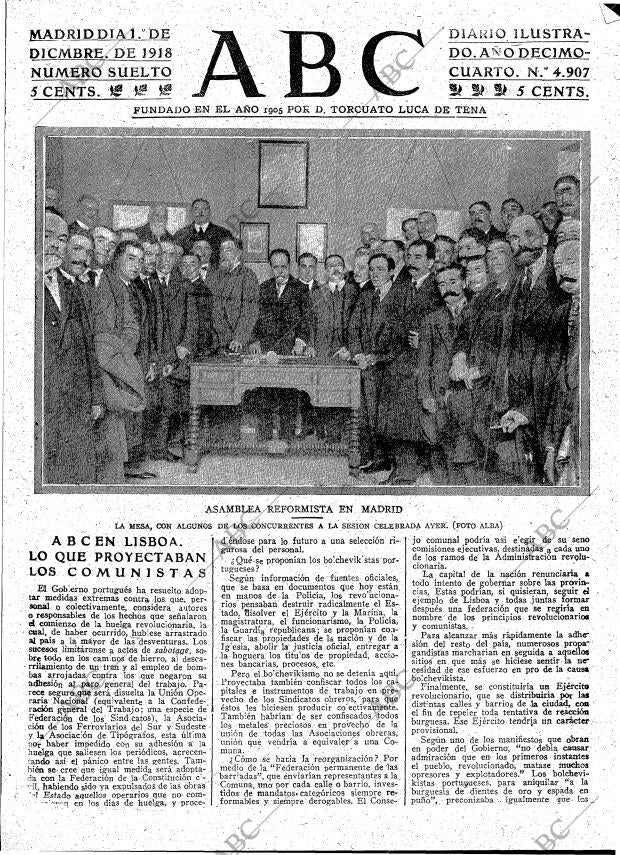 ABC MADRID 01-12-1918 página 3