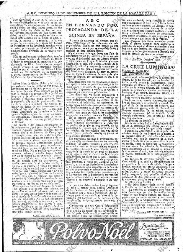 ABC MADRID 01-12-1918 página 8