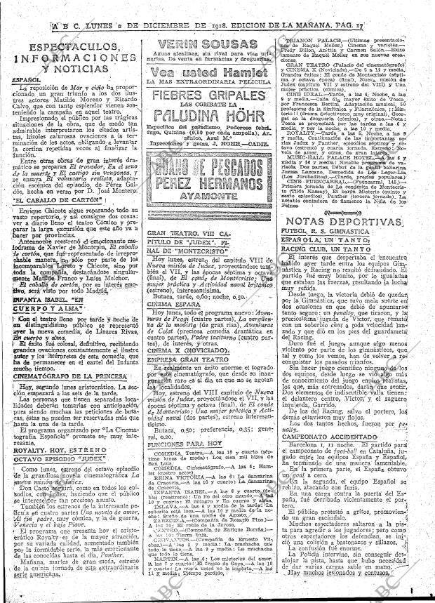 ABC MADRID 02-12-1918 página 17