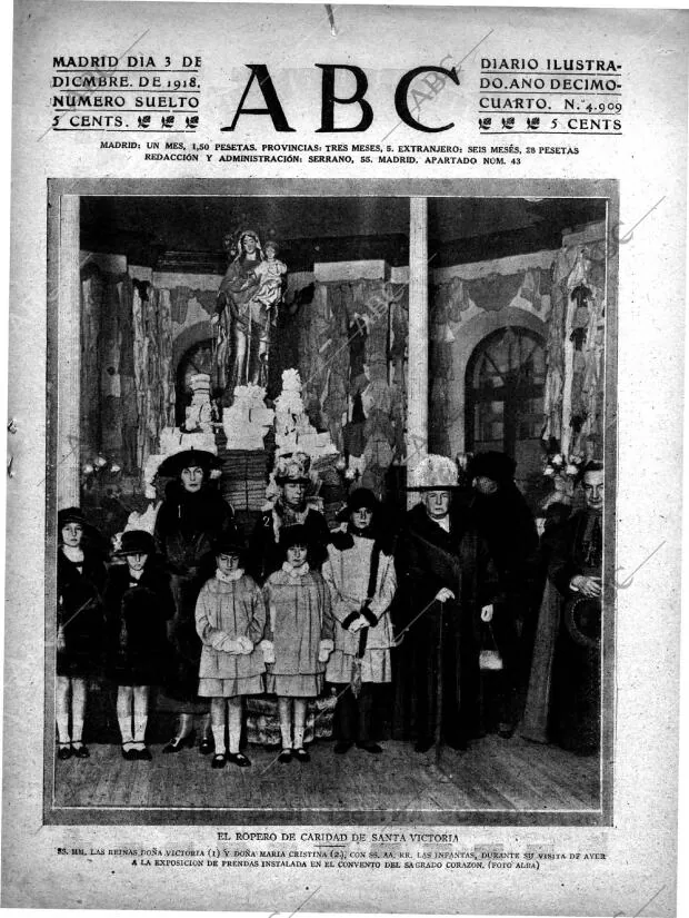 ABC MADRID 03-12-1918 página 1