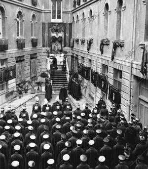 Fiesta de la Purisima misa en el ministerio de la Guerra Dedicada A la Patrona...