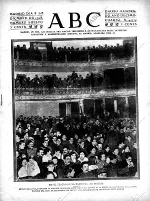 ABC MADRID 08-12-1918 página 1