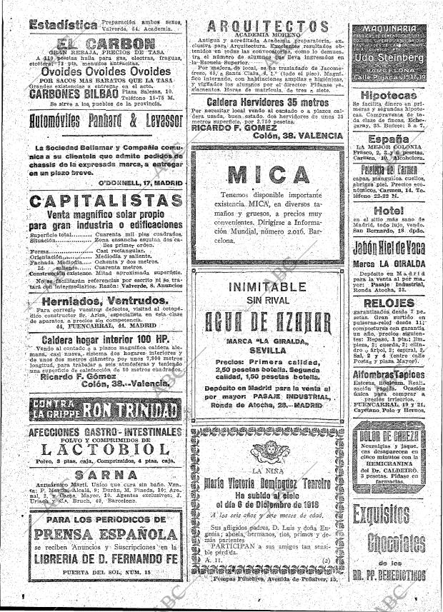 ABC MADRID 08-12-1918 página 22