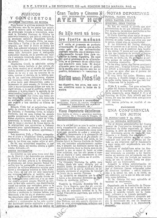 ABC MADRID 09-12-1918 página 19