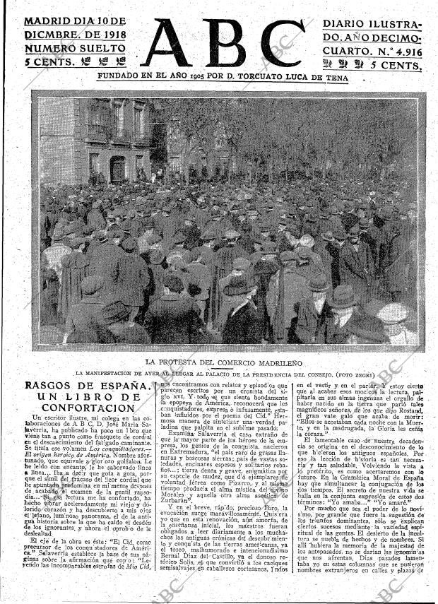 ABC MADRID 10-12-1918 página 3