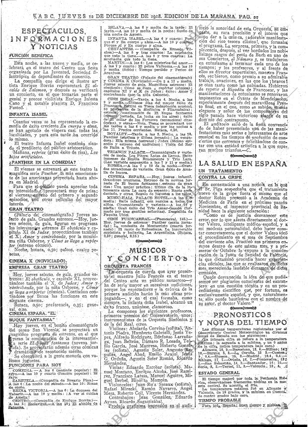 ABC MADRID 12-12-1918 página 21